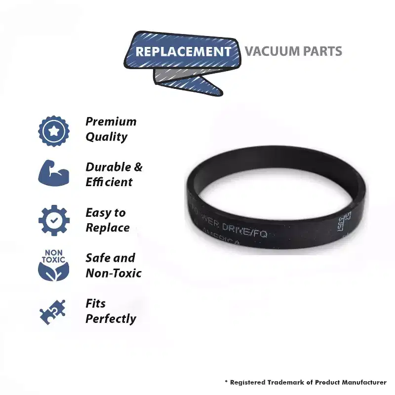 Topvacuumparts Replacement Part For Hoover Dial A Matic Power Drive Vacuum Cleaner Flat Belt # compare to part 17382