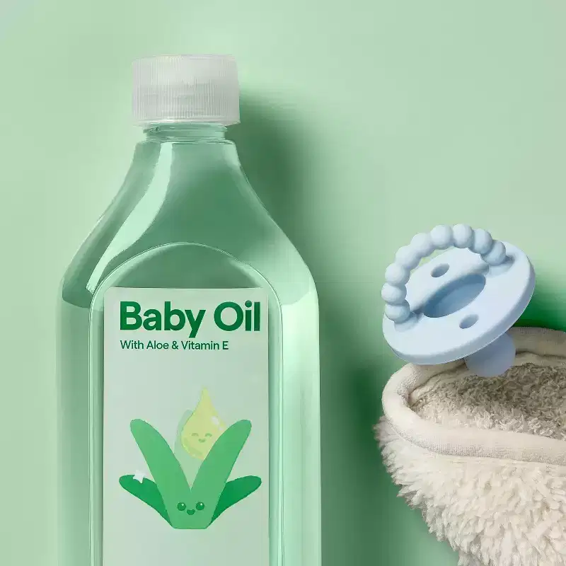 Baby Oil - Aloe Vitamin E - 20oz - up&up™: Moisturizing, Dye-Free, Paraben-Free, Sulfate-Free