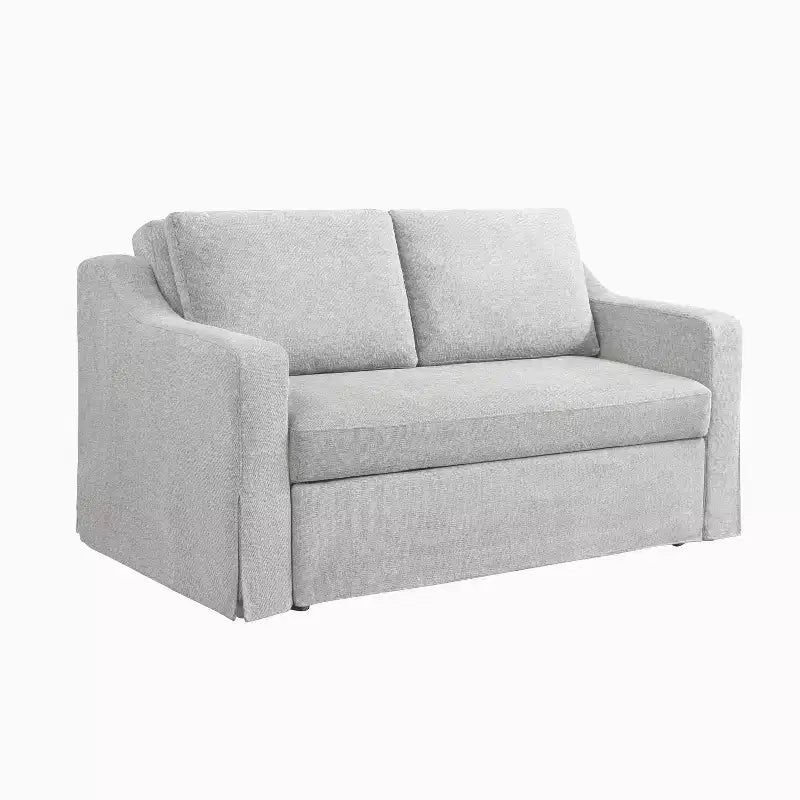Serta Hans Convertible Loveseat Woven Linen