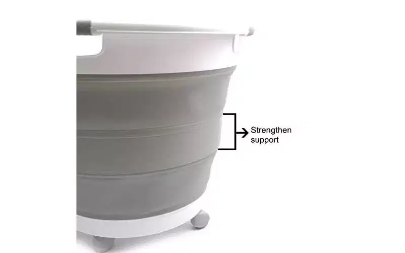 SAMMART 66L (17.4 gallon) Collapsible Laundry Basket with wheels
