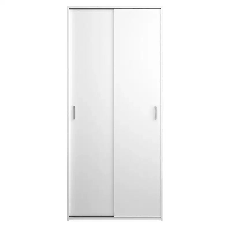 Tvilum, Space Wardrobe with 2 Sliding Doors, White
