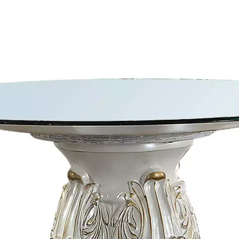 Vendome Dining Table Antique Pearl Finish - Acme Furniture