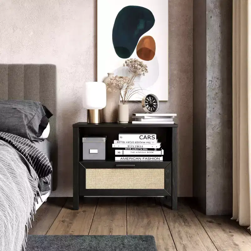 Novogratz Shay 1-Drawer Nightstand