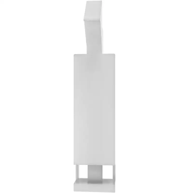 Brixwell Slide Guides, Plastic Material, 2 Length, 21/32 Height, Window Balance Slide Guide White Finish