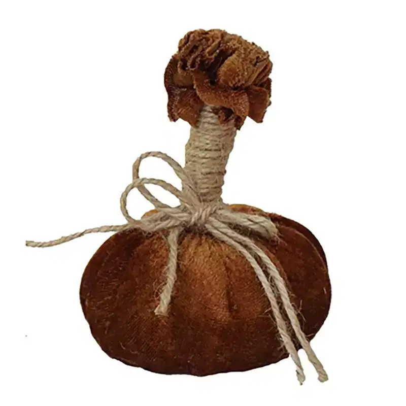 Whisen 4x4x5.5Pumpkin Ornament, Set of 6 for Holiday Harvest Festival Fall Festival & Thanksgiving