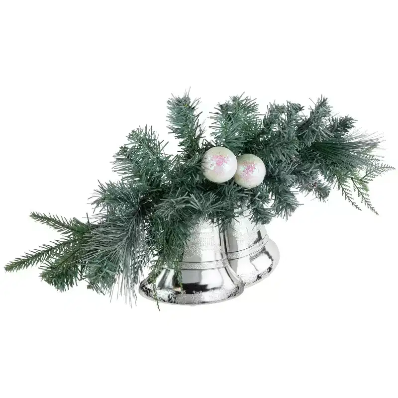 Northlight 18 Decorated Pine Artificial Christmas Swag with Silver Bells