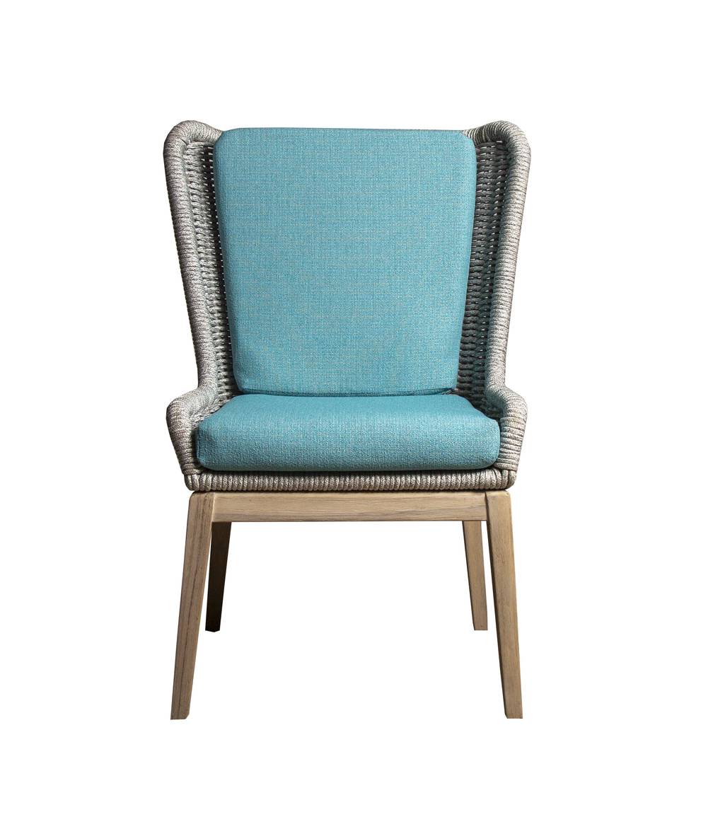Outdoor Wicker Patio Sofa Frost Grey