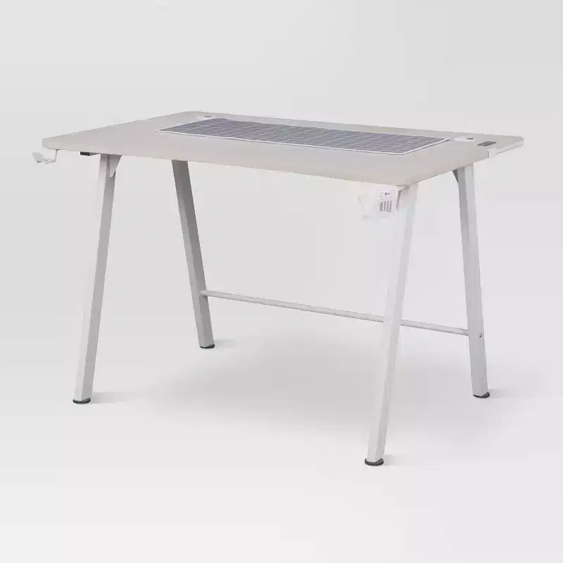 Gaming Desk with LED Lights and Headphone Holder - Room Essentials