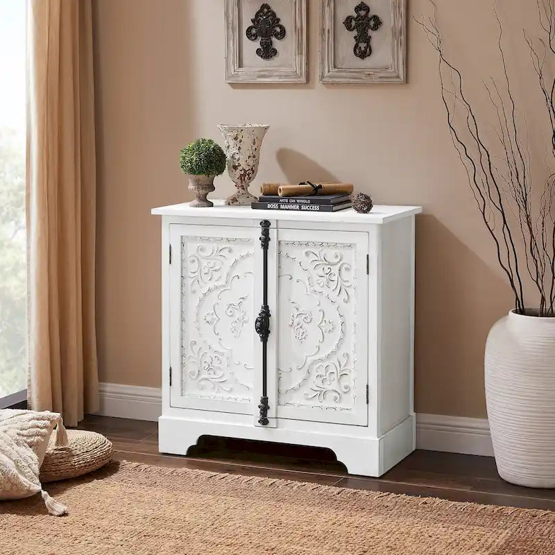 Retro and Romantic Floral Cabinet