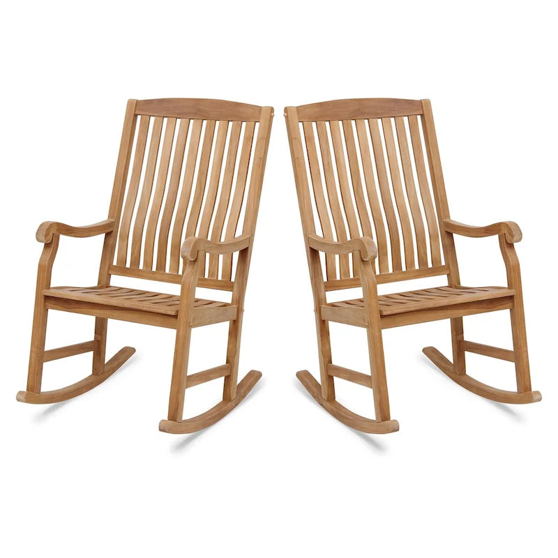 Cambridge Casual Cambria Teak Outdoor Rocking chair Set of 2