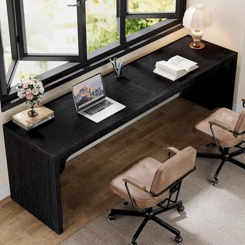 Large Two-Person Computer Desk, 78.7 W x 23 D