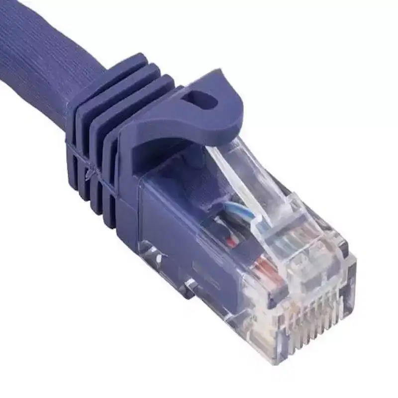 SANOXY Cables and Adapters; 50ft Cat6a 600 MHz UTP Snagless Ethernet Network Patch Cable, Purple