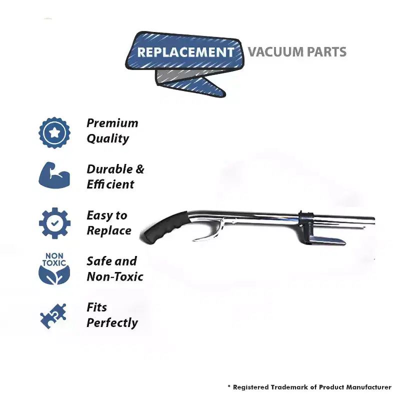 Topvacuumparts Replacement Part For Evolution-Bernina 6100C Vacuum Cleaner Upper Handle with Grip # compare to part 01-6802-06