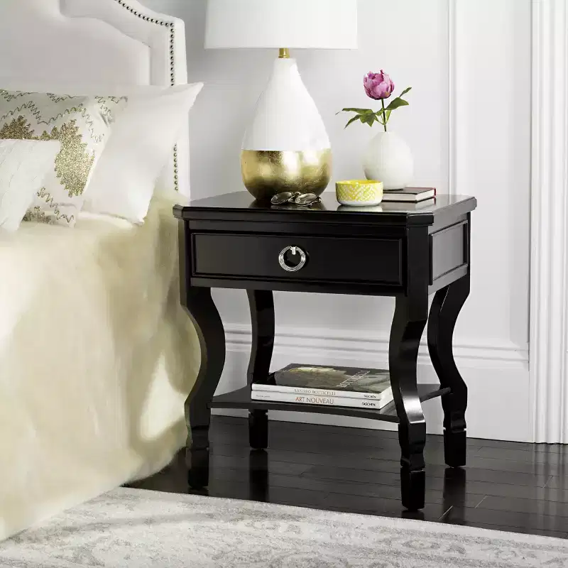Alaia 1 Drawer Nightstand - FOX6275 - Safavieh Couture