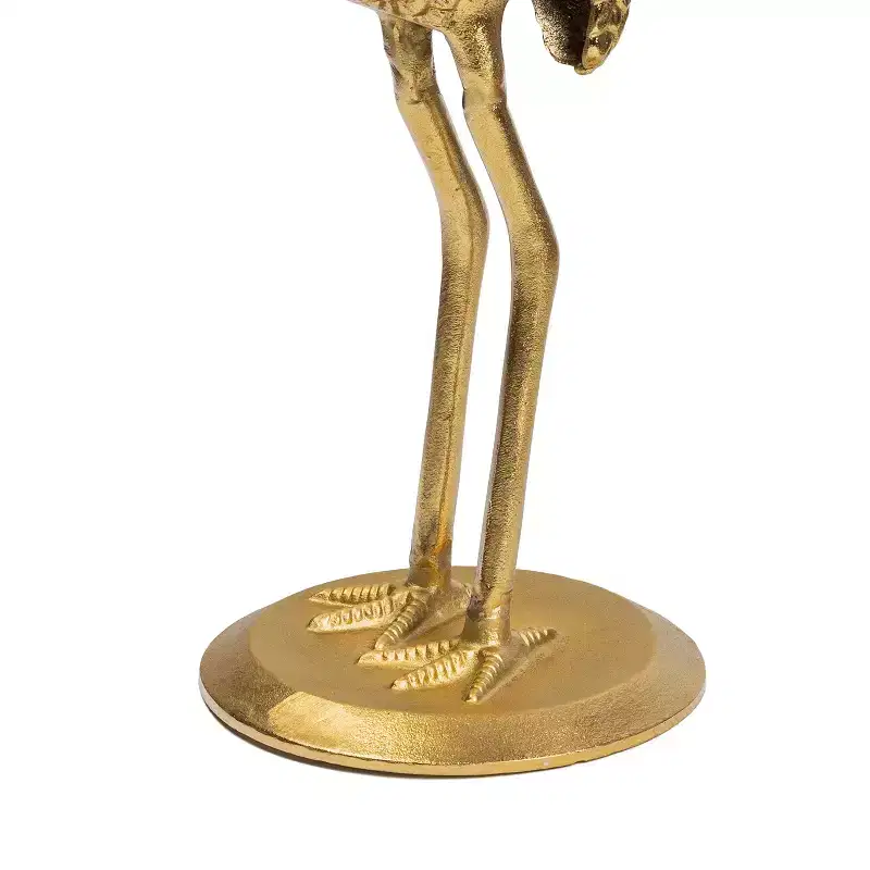 JONATHAN Y Blanche 25 Classic Mid-Century Glass Top Flamingo End Table