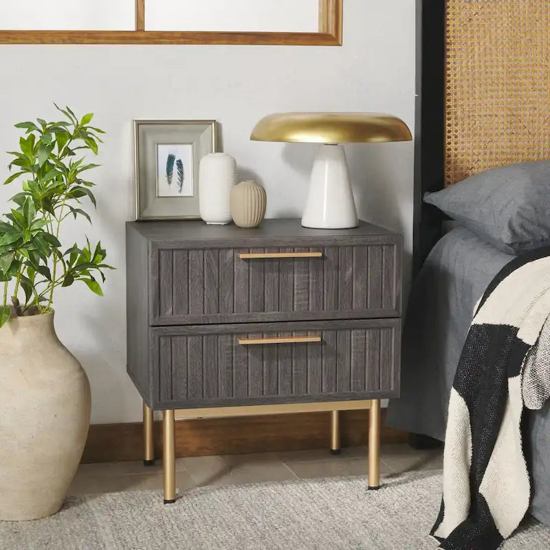 Home 2 Drawer Nightstand