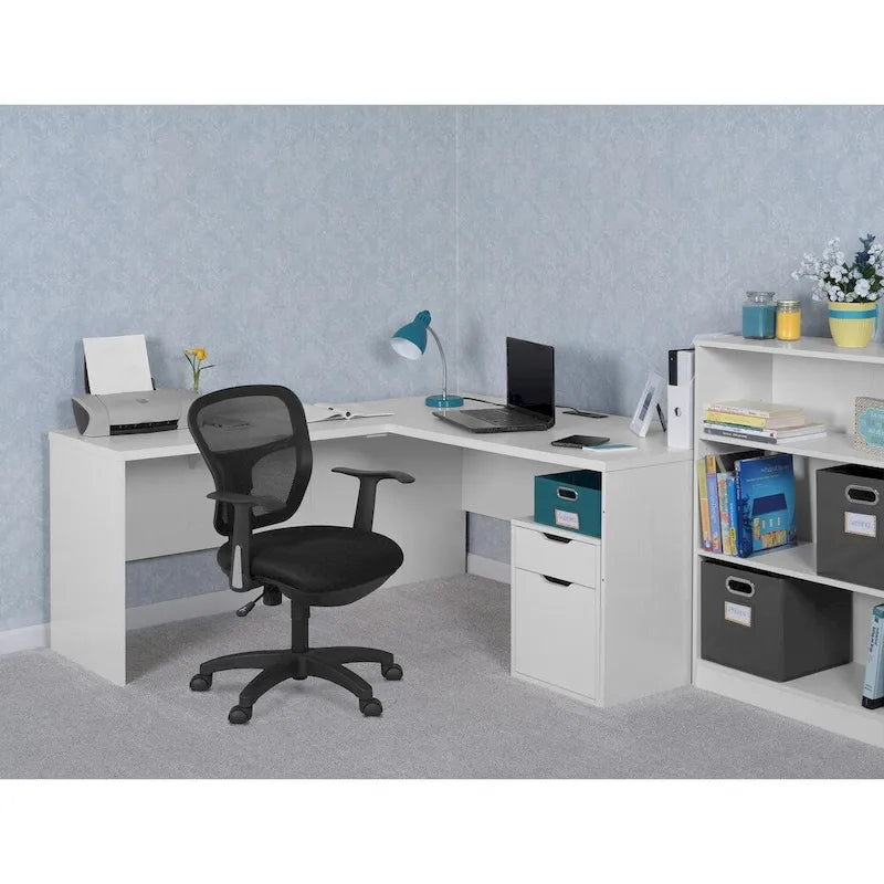 Freestanding Box File Pedestal with No Tools Assembly