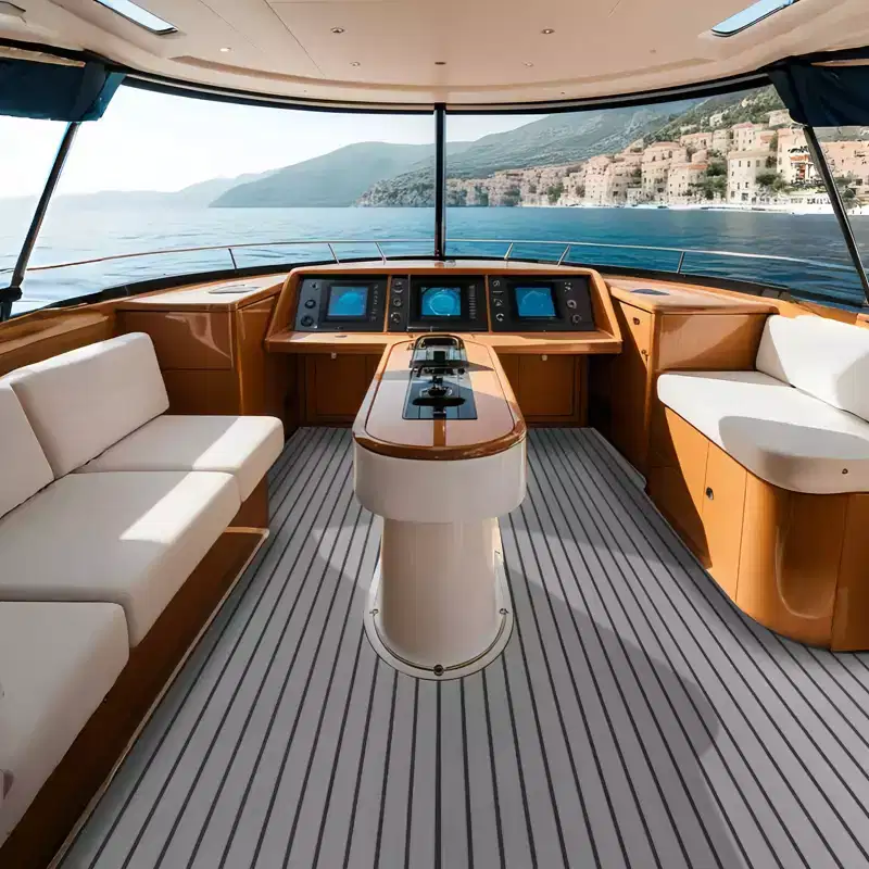 VEVOR Boat Flooring, EVA Foam Boat Decking 94.5 x 35.4, Non-Slip Self-Adhesive Flooring, 23.2 sq.ft Marine Carpet for Boats, Yacht, Pontoon