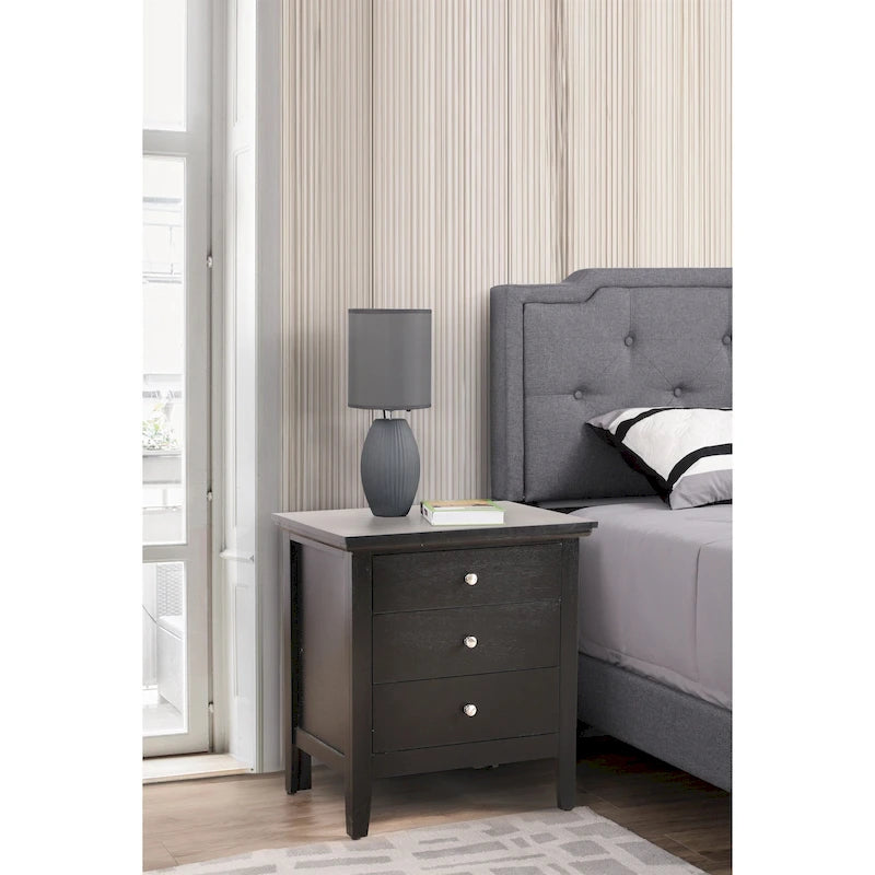 Hammond 3-Drawer Nightstand (26 in. H x 24 in. W x 18 in. D)
