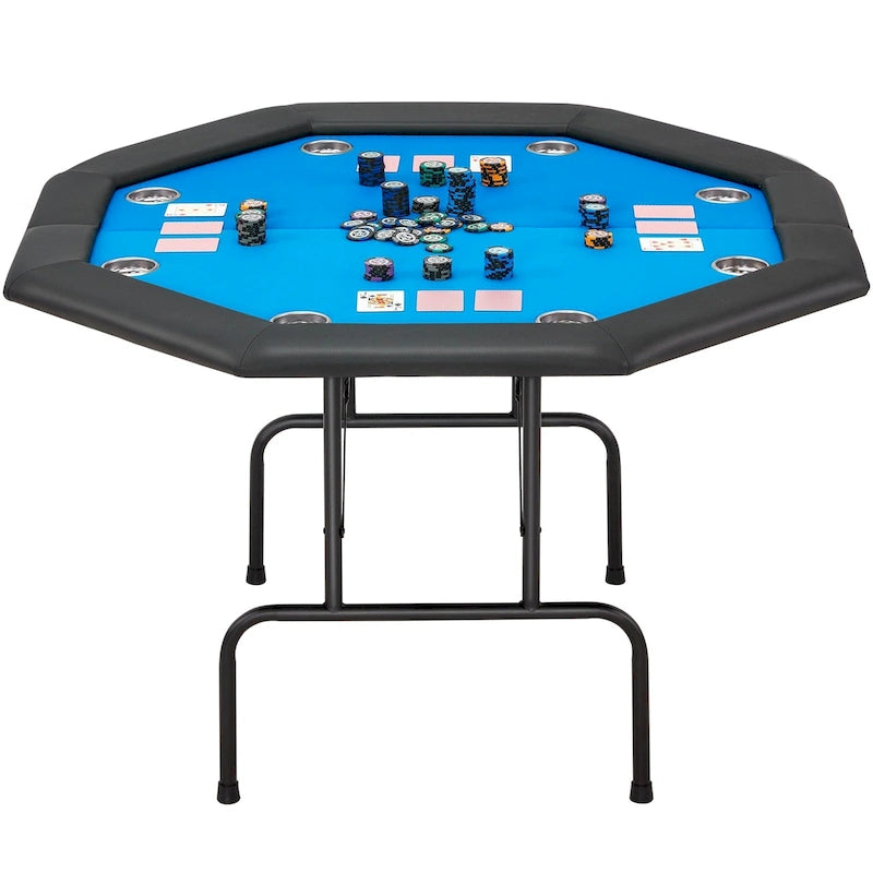 8 Players Game Poker Table Casino Leisure