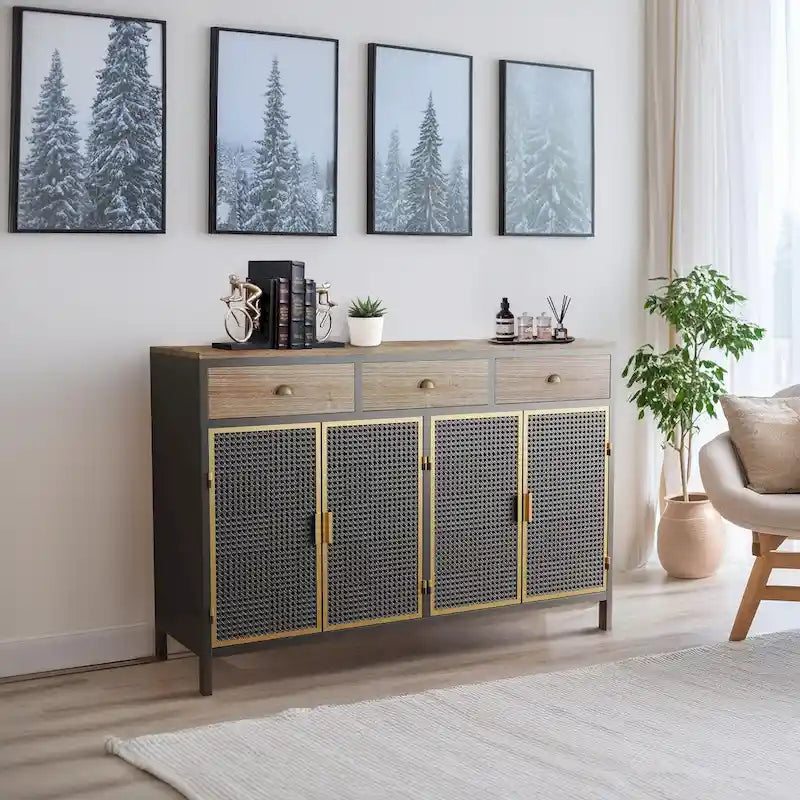 Sideboard with Drawers and Doors