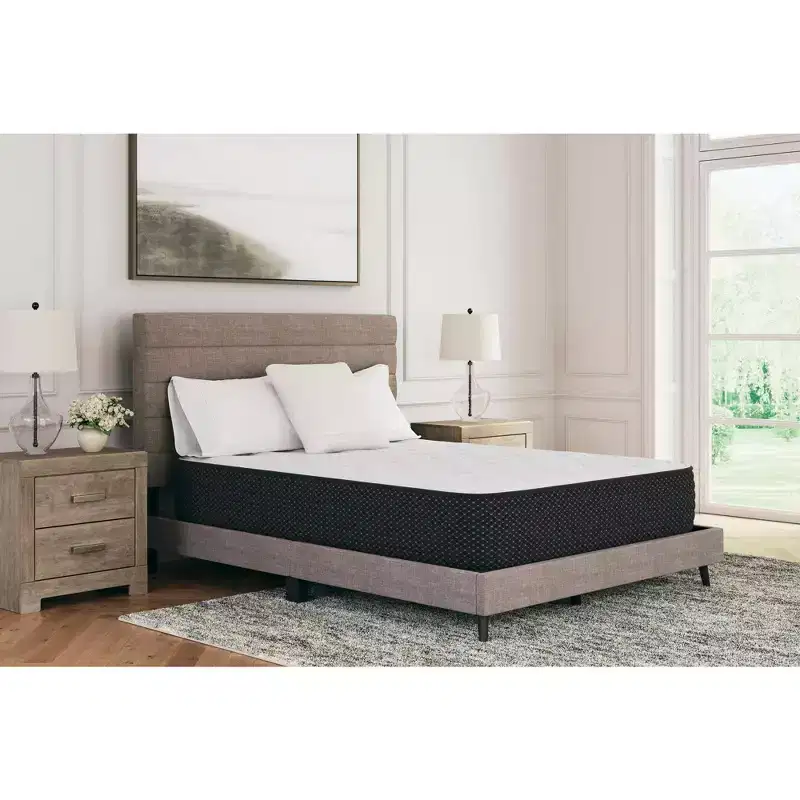 Signature Design by Ashley Limited Edition Plush 12 Inch Hybrid Mattress with Lumbar Support Gel Memory Foam