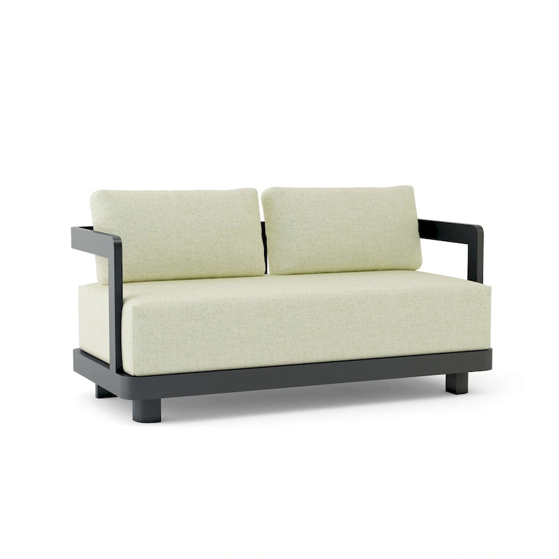GranadaDeep Seating Aluminum Loveseat