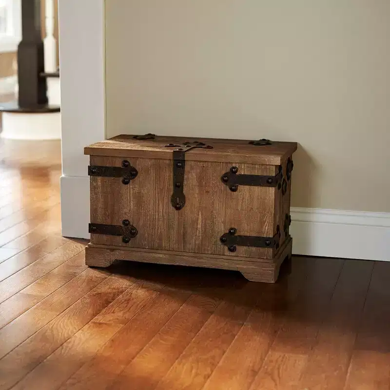 Household Essentials Decorative Trunk, Victorian, Small
