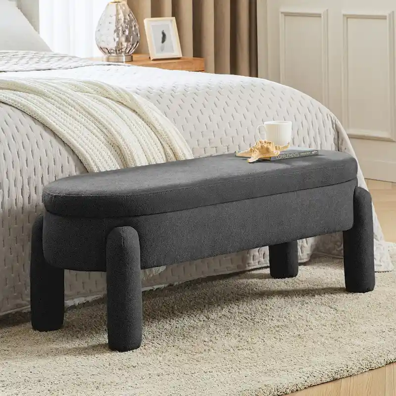 Oscar Modern Flip Top Storage Bench