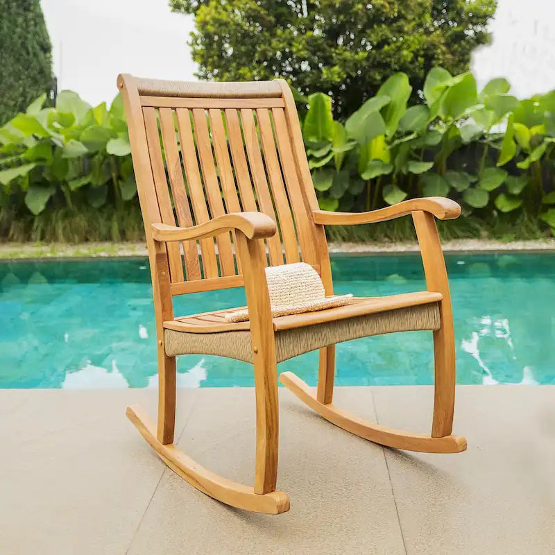 Cambridge Casual Marrakesh Teak Wood Outdoor Rocking chair