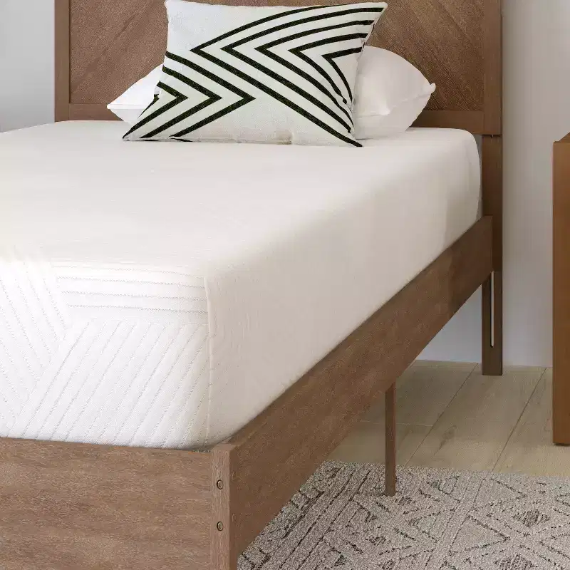 Merrick Lane CertiPUR-US Certified Memory Foam Mattress Infused with Charcoal & Green Tea Cooling Gel
