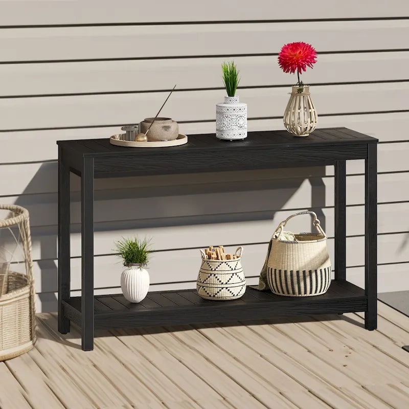 Moasis Outdoor 2-Tier Console Table 38/48