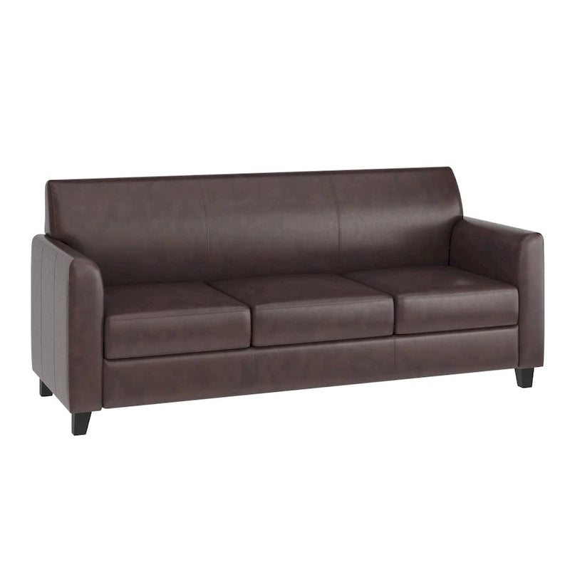 Clean Line Stitched Sofa with Flared Arms - 70W x 29D x 32.25H
