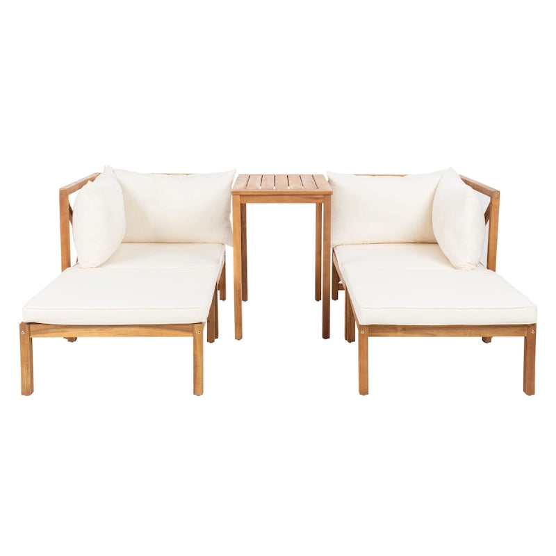 SAFAVIEH Outdoor Living Ronson 5-Piece Sectional Set - 27W x 27D x 27H