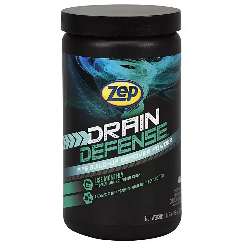 ZEP Drain Defense Enzymatic Drain Cleaner Powder - 18 oz.