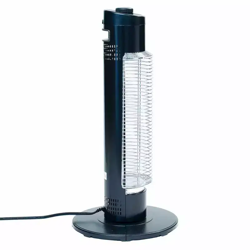 Sengoku HeatMate Portable Instant Heat Graphite Medium Tower Electric Heater for Small Areas in Homes, Offices, and Workshops