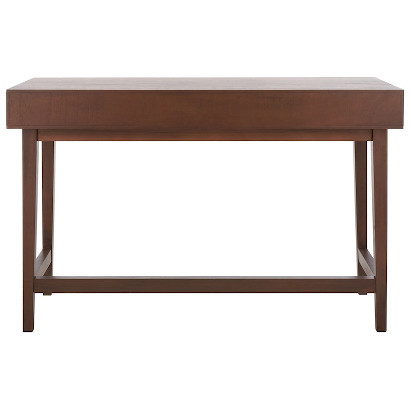 Delsie Mid-Century 3-Drawer Desk