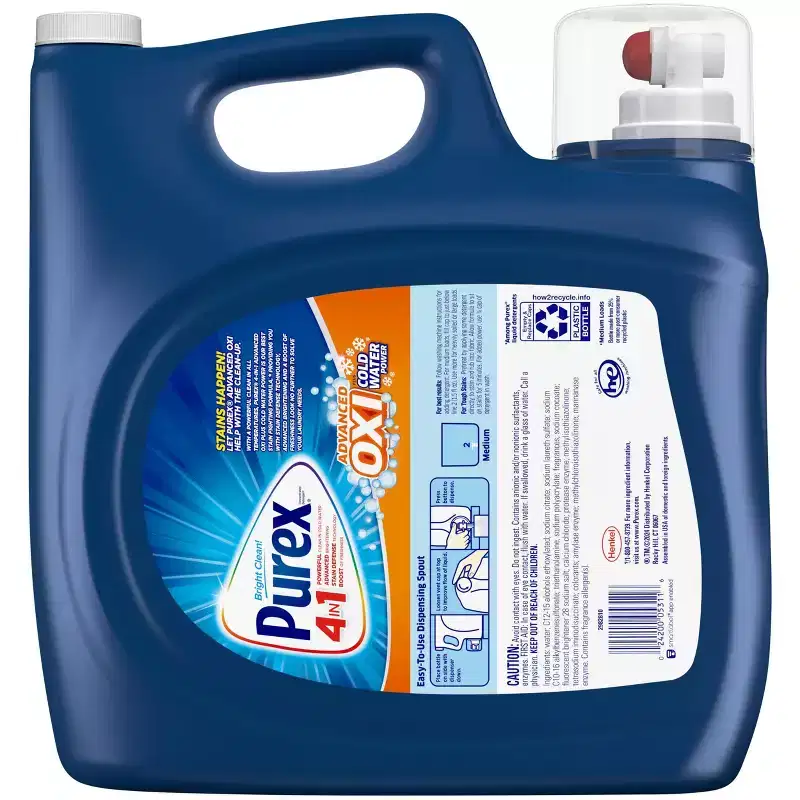 Purex Advanced Oxi HE Fresh Morning Liquid Laundry Detergent 145 Loads - 199 fl oz