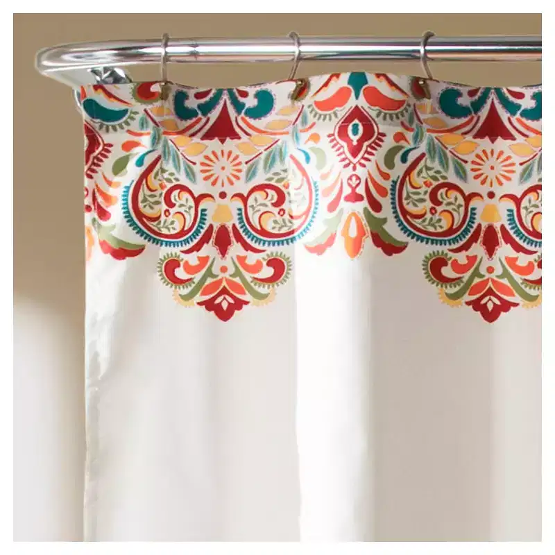 Clara Kids' Shower Curtain Turquoise - Lush Décor