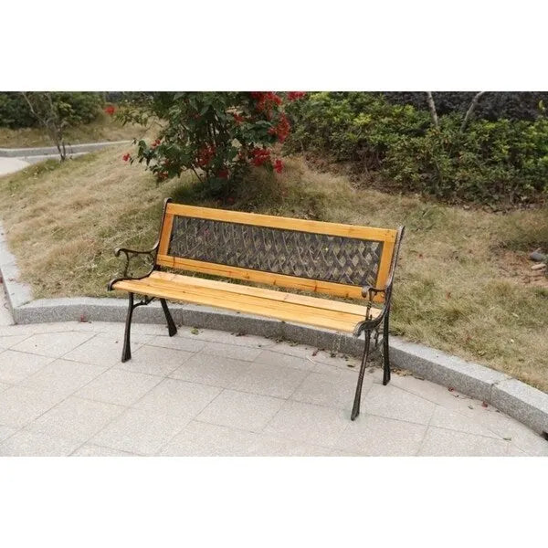 Gardenised Patio Garden Park Yard 49 Outdoor Wooden Bench