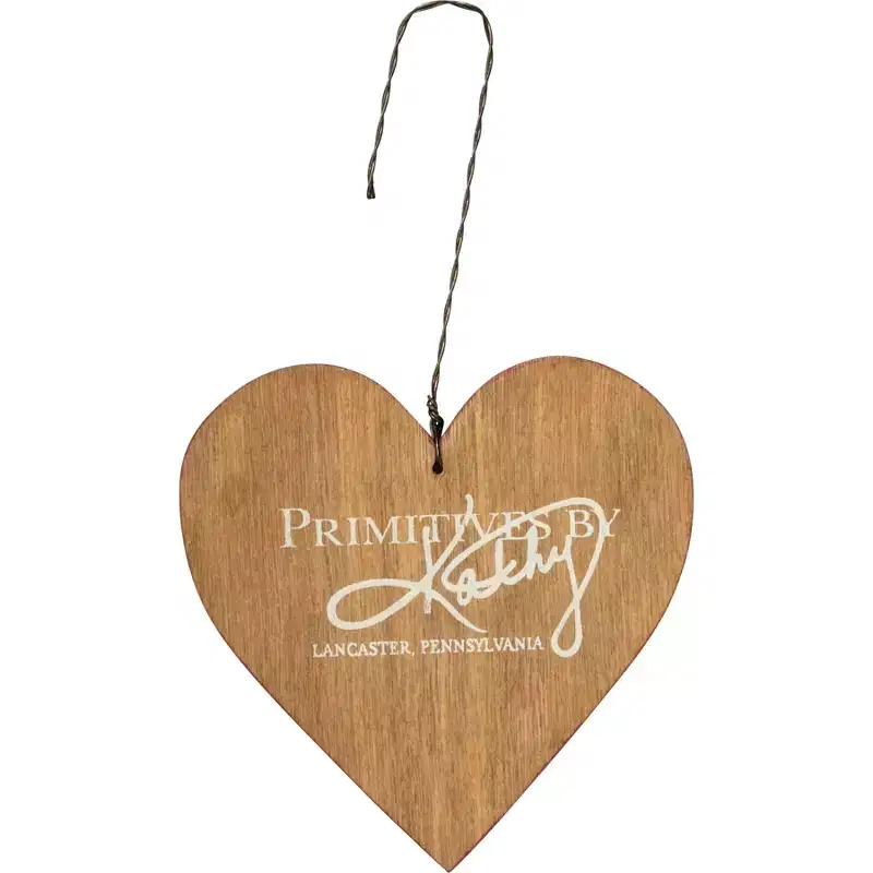 Primitives by Kathy Love Love; XOXO; I Love Us Decorative Valentine's Ornament Set