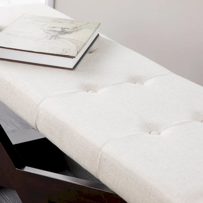 SEI Furniture Haddix Upholstered Entryway Bench