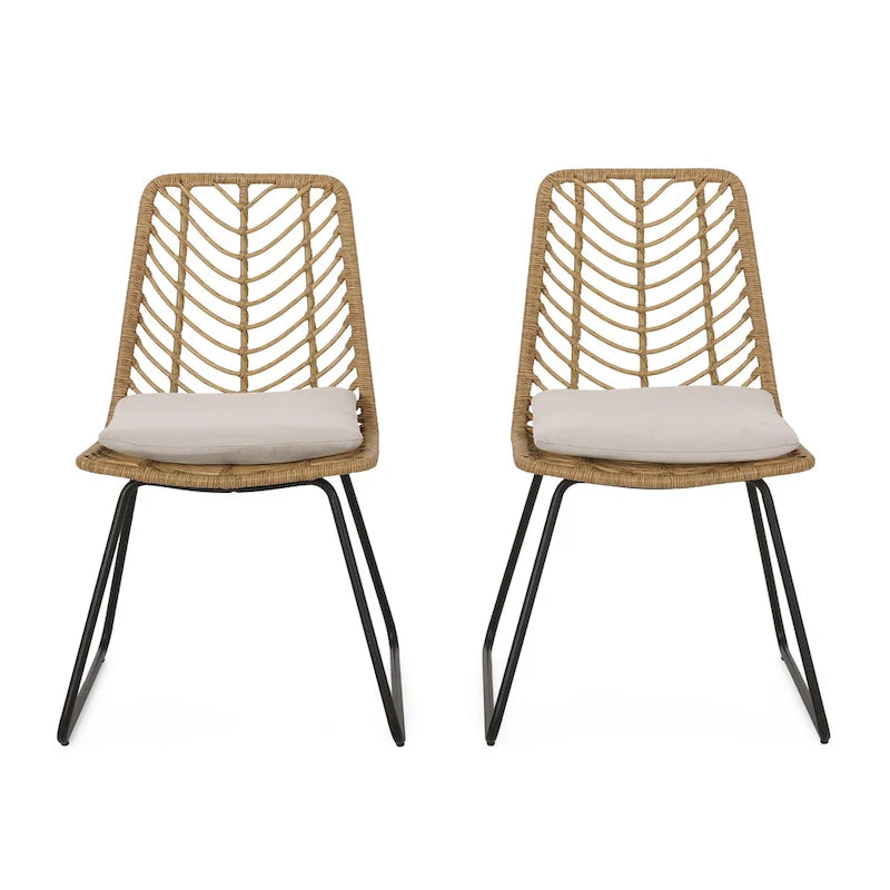 Chair with Cushion Set of 2