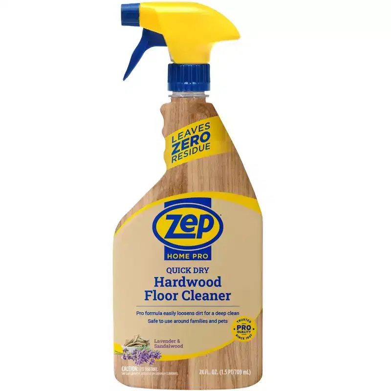 Zep Home Pro Hardwood Floor Cleaner - Dries Quick & Leaves No Residue - 24 oz.