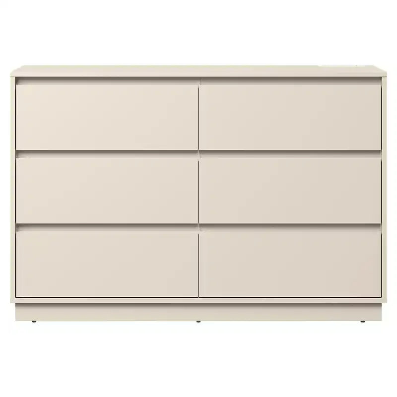47 Wide 6 Drawer Dresser for Bedroom with Charging Station