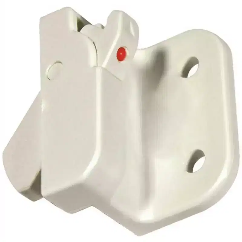 Brixwell 50-2008EW Euro White Dual Action Single/Double Hung Or Sliding Plastic (WOCD) Window Opening Control Device Pair