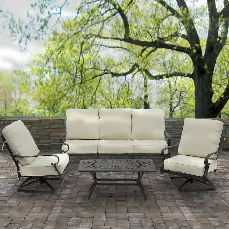 Windsor Collection 4-Piece All-Weather Conversation Set - 74 inches