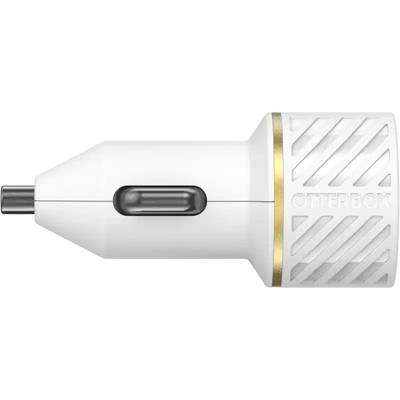 OtterBox USB-C 18W Fast Charge Car Charger (78-52703) Cloud Dust (White)