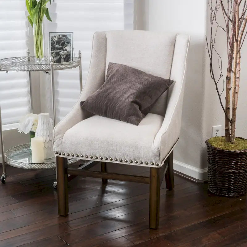 James Contemporary Upholstered Dining Chair by Christopher Knight Home