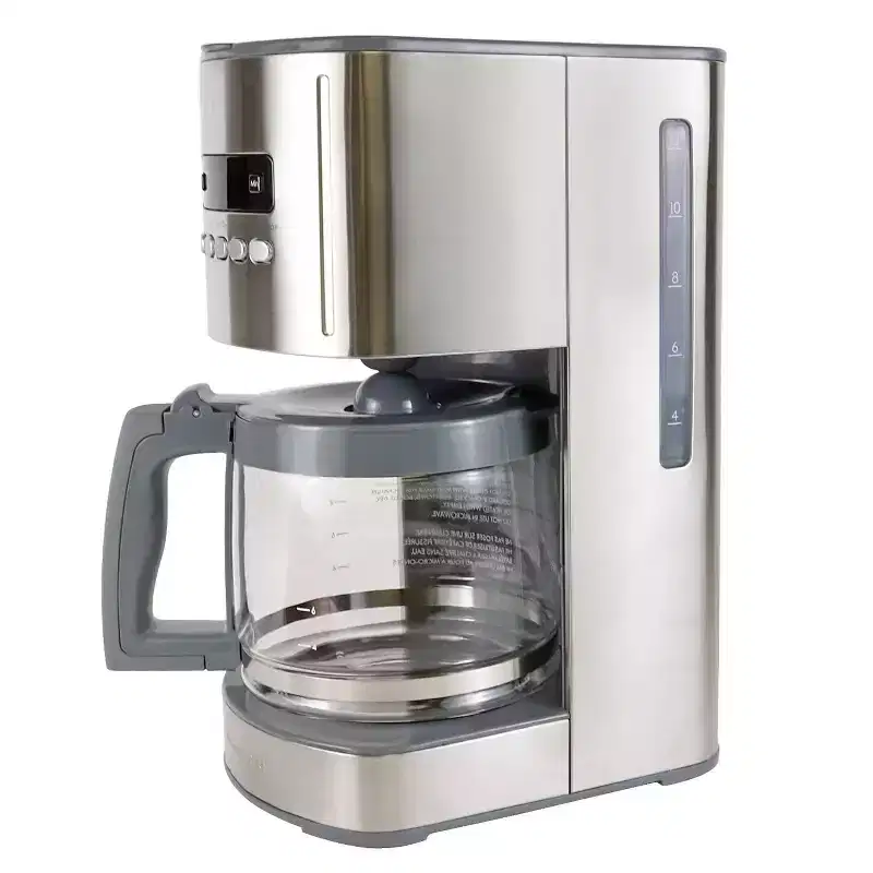 Kenmore Aroma Control Programmable 12-cup Coffee Maker - Stainless Steel: Drip Coffee Pot, Cool Touch Handle, 1000W, Dishwasher-Safe